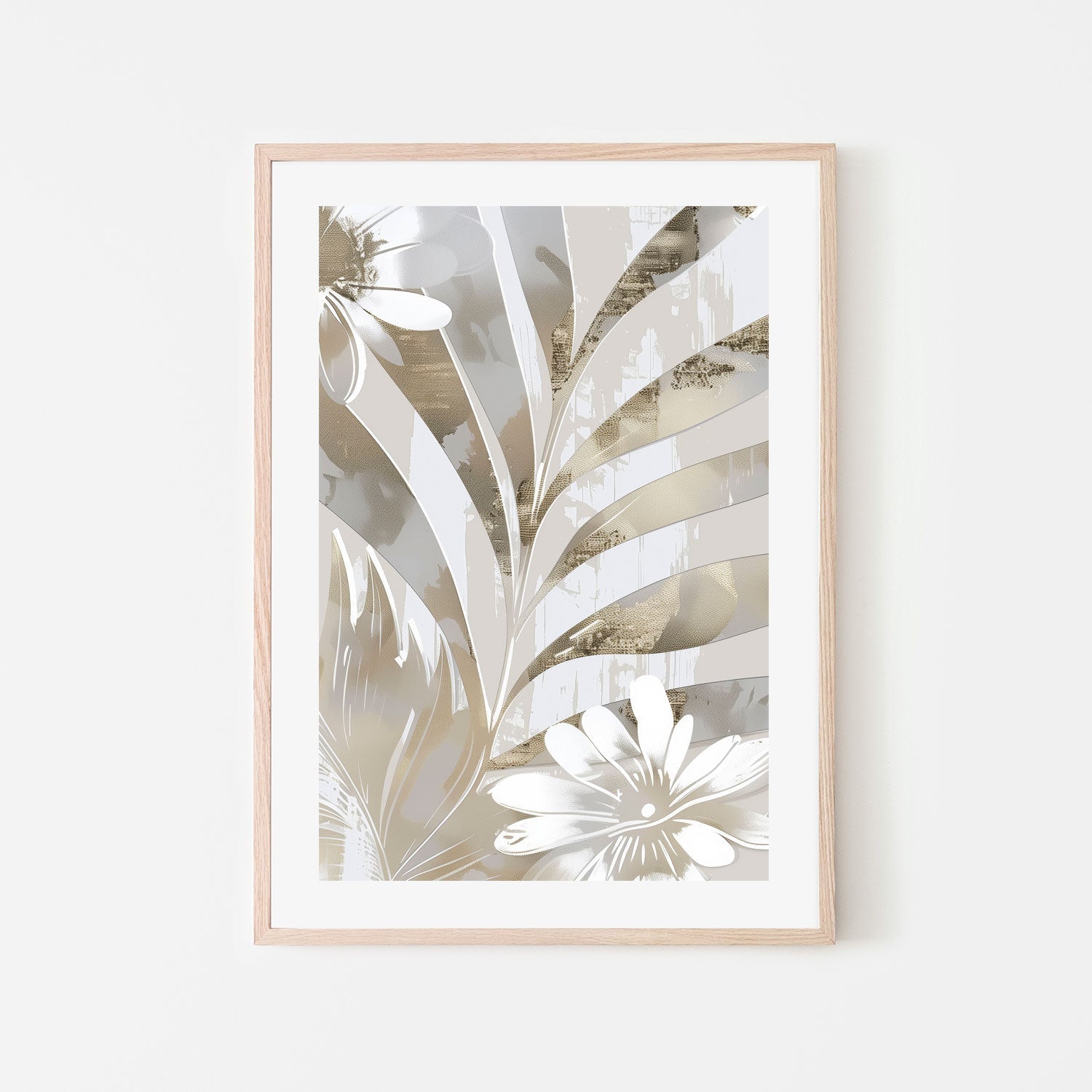 wall-art-print-canvas-poster-framed-Golden Palms, Style A , By Bella Eve-6