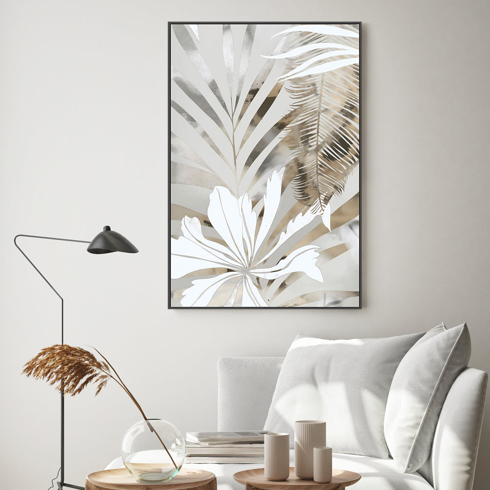 wall-art-print-canvas-poster-framed-Golden Palms, Style B , By Bella Eve-2