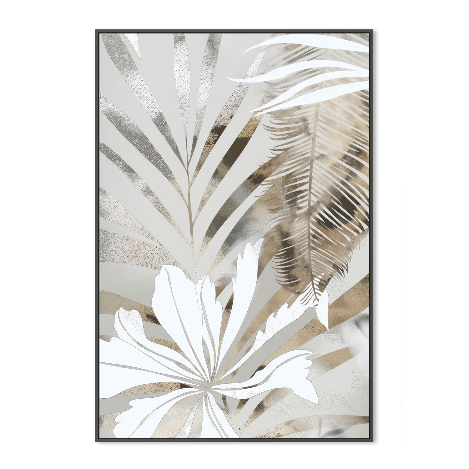 wall-art-print-canvas-poster-framed-Golden Palms, Style B , By Bella Eve-3