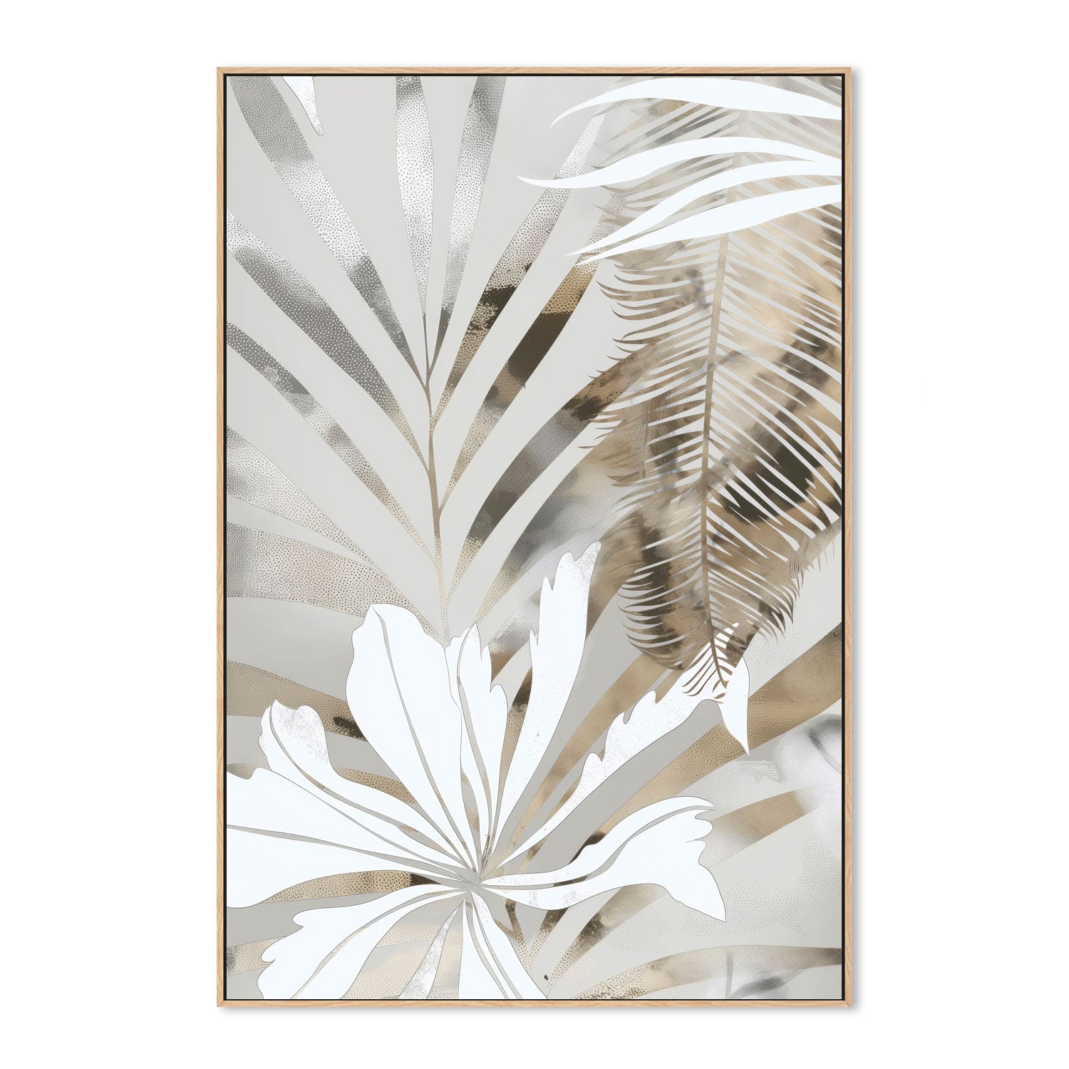 wall-art-print-canvas-poster-framed-Golden Palms, Style B , By Bella Eve-4