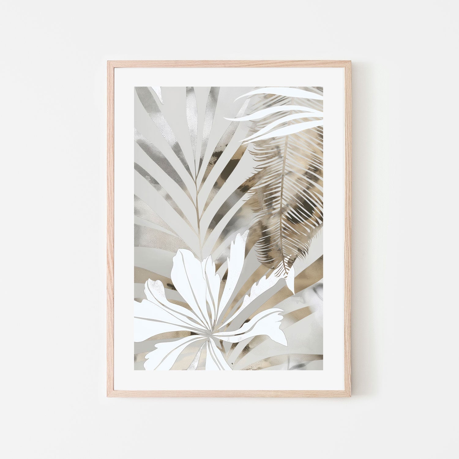 wall-art-print-canvas-poster-framed-Golden Palms, Style B , By Bella Eve-6