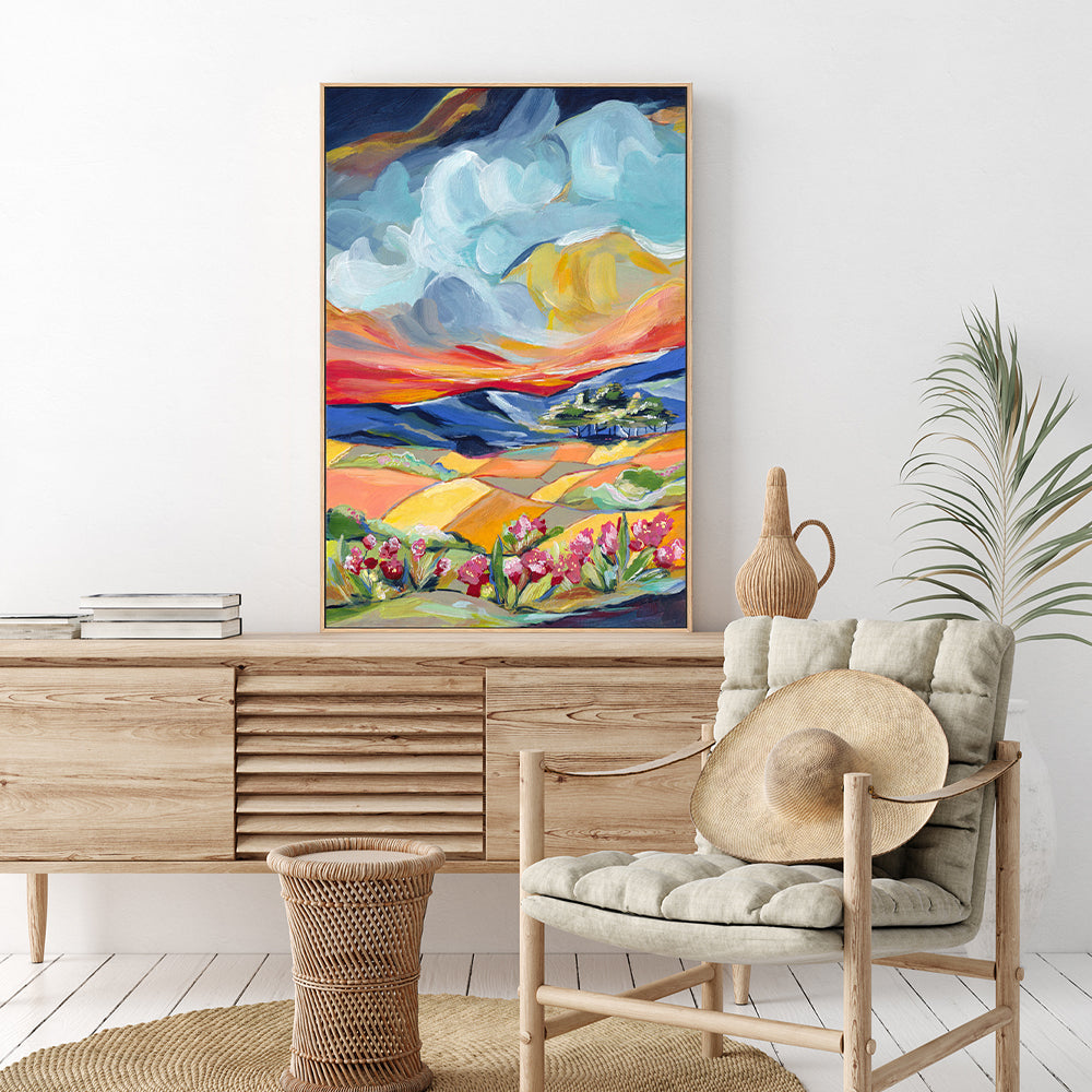 wall-art-print-canvas-poster-framed-Golden Storm , By Lia Nell-GIOIA-WALL-ART