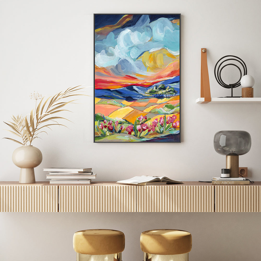 wall-art-print-canvas-poster-framed-Golden Storm , By Lia Nell-GIOIA-WALL-ART