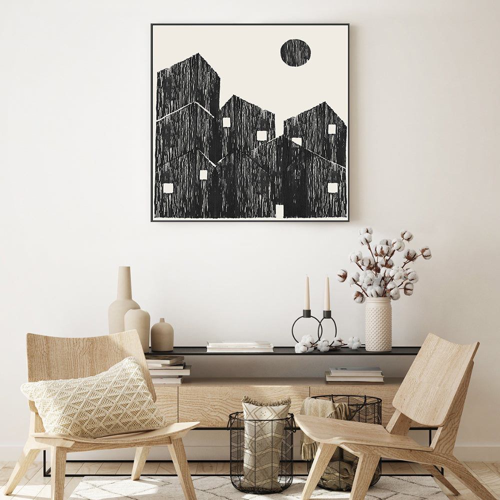 wall-art-print-canvas-poster-framed-Goodnight Moon , By Danushka Abeygoda-GIOIA-WALL-ART