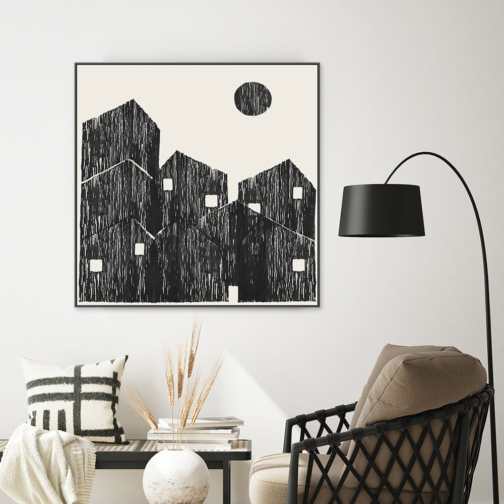 wall-art-print-canvas-poster-framed-Goodnight Moon , By Danushka Abeygoda-GIOIA-WALL-ART