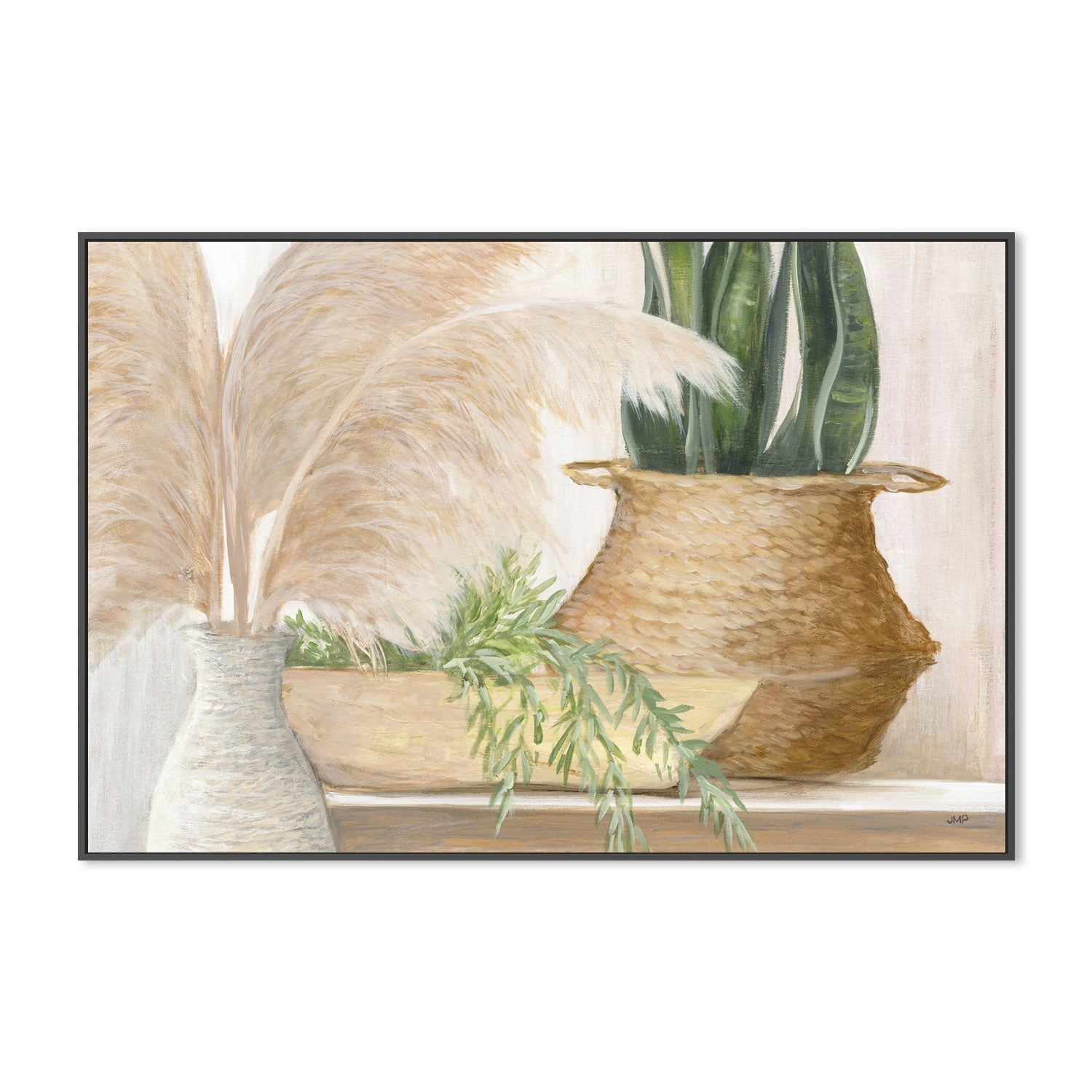 wall-art-print-canvas-poster-framed-Grasses and Greens , By Julia Purinton , By Julia Purinton-3