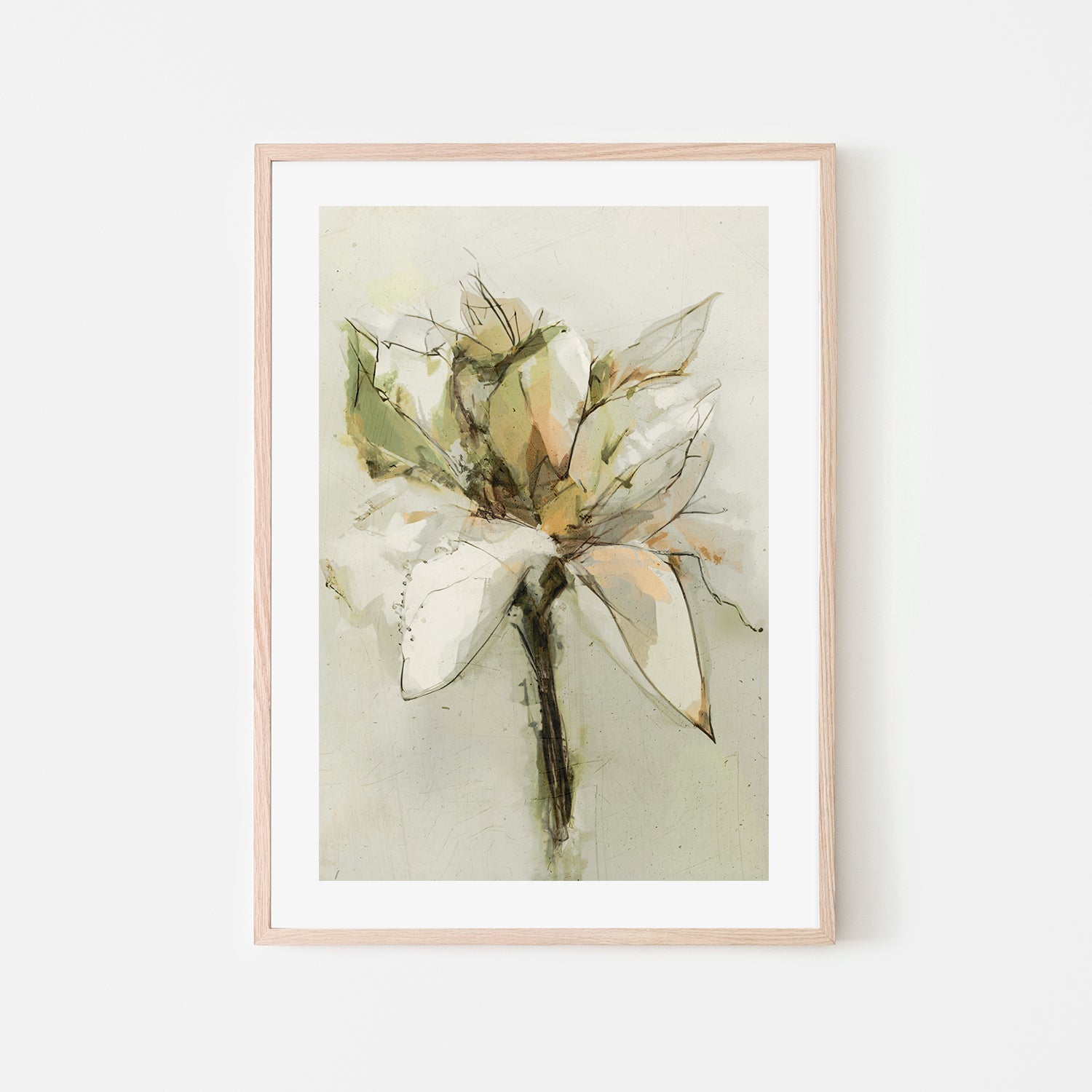 wall-art-print-canvas-poster-framed-Green Bloom , By Dear Musketeer Studio-6