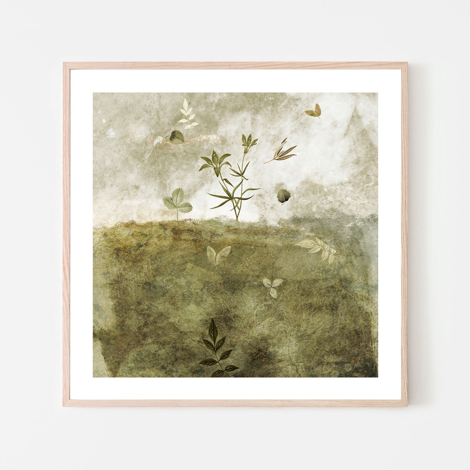 wall-art-print-canvas-poster-framed-Green Botanical Garden , By Emel Tunaboylu-GIOIA-WALL-ART