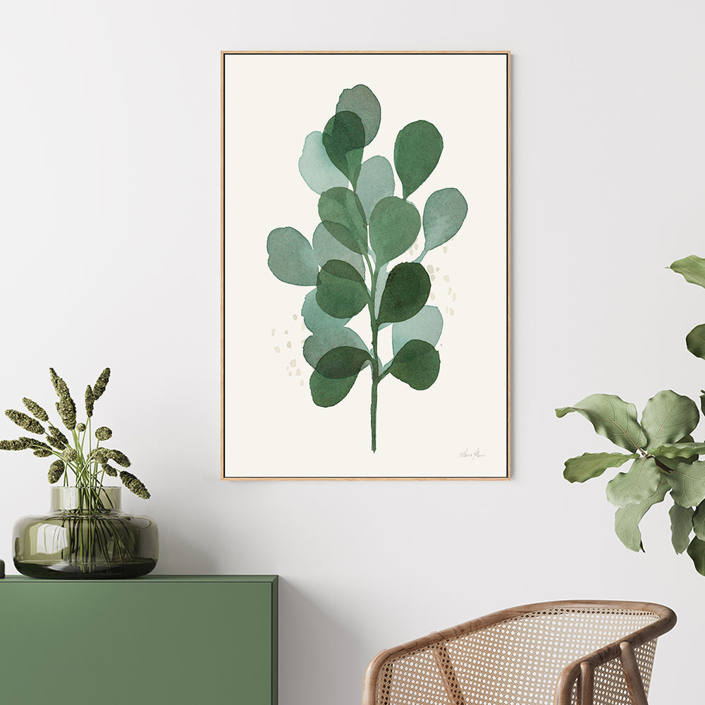 wall-art-print-canvas-poster-framed-Green Leaves, Style A , By Laura Horn-GIOIA-WALL-ART