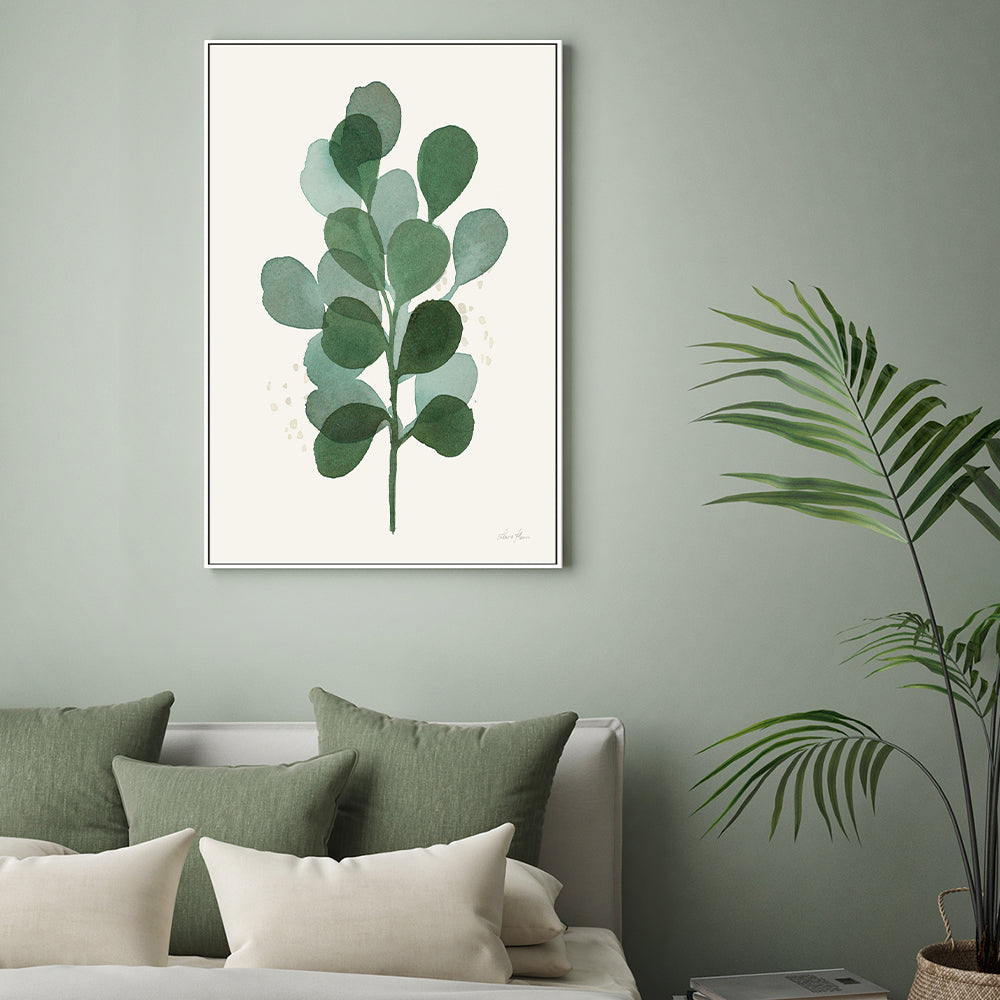 wall-art-print-canvas-poster-framed-Green Leaves, Style A , By Laura Horn-GIOIA-WALL-ART