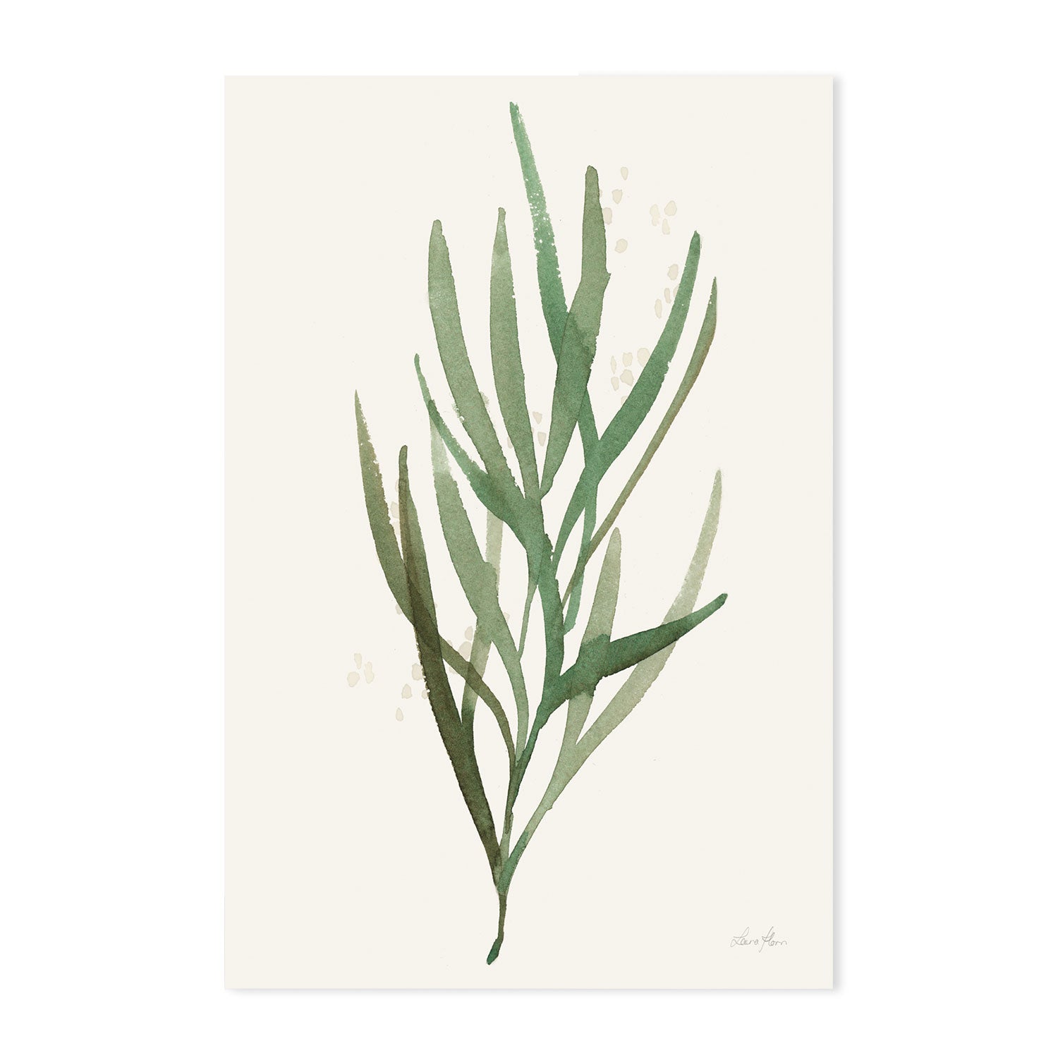 wall-art-print-canvas-poster-framed-Green Leaves, Style C , By Laura Horn-GIOIA-WALL-ART