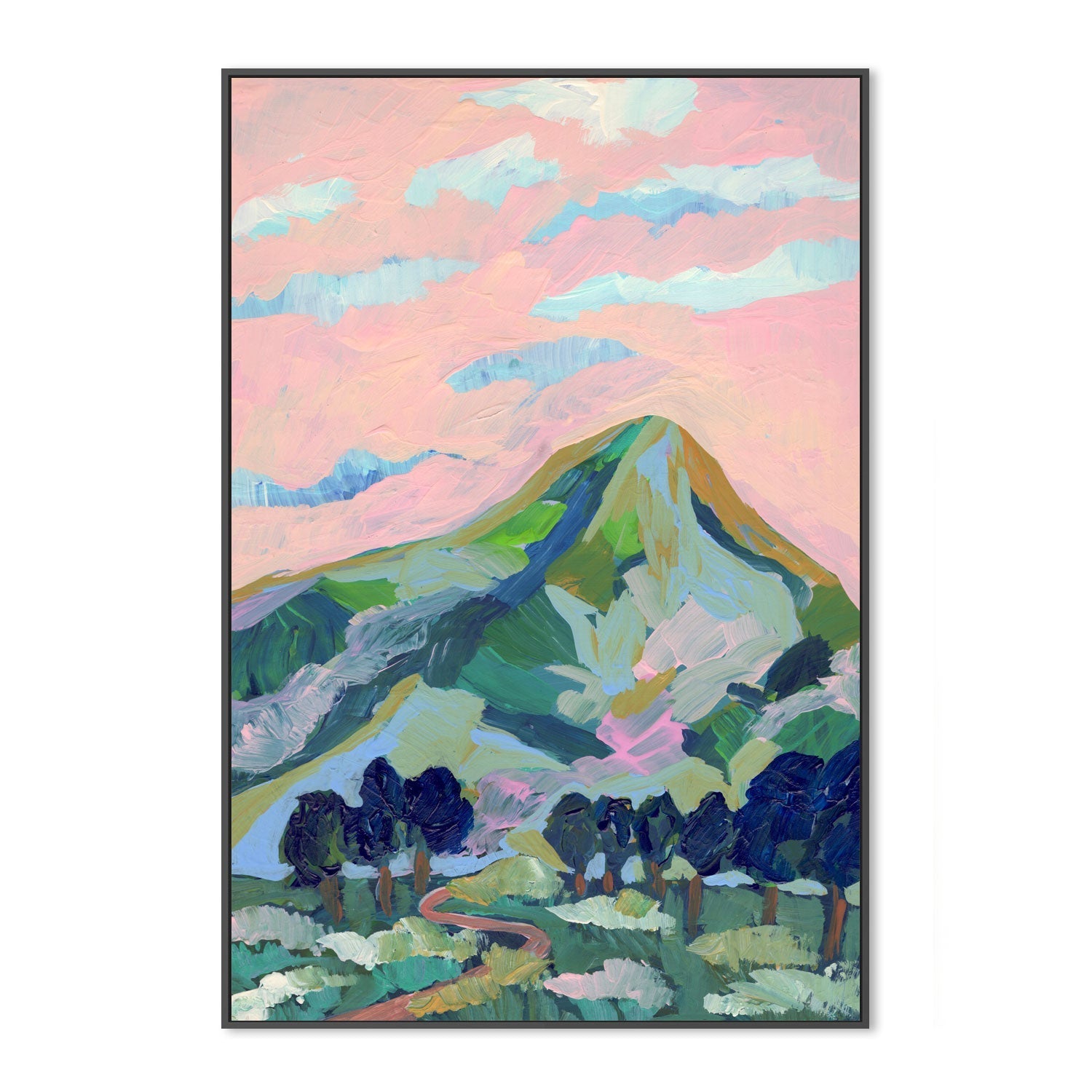 wall-art-print-canvas-poster-framed-Green Mountain , By Eleanor Baker-3