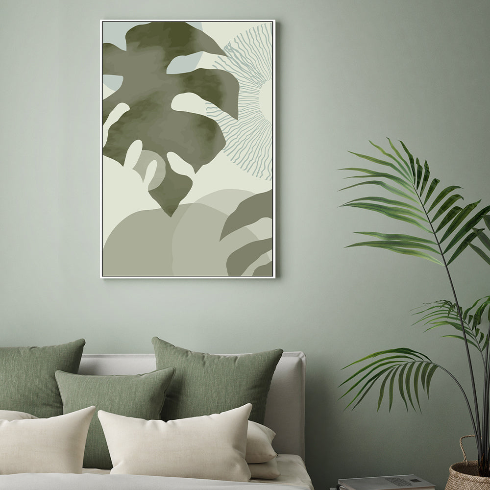 wall-art-print-canvas-poster-framed-Green Parade, Style B-GIOIA-WALL-ART