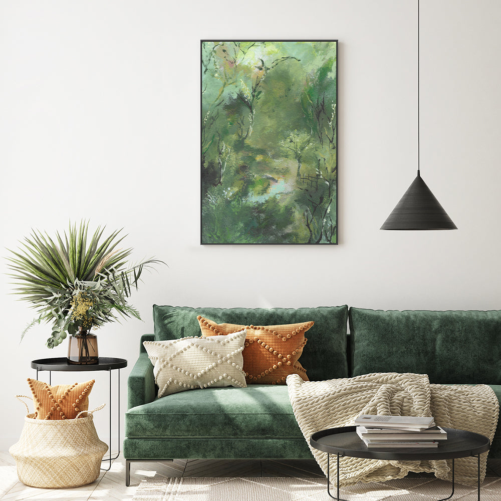 wall-art-print-canvas-poster-framed-Green Pathway , By Josephine Wianto-GIOIA-WALL-ART