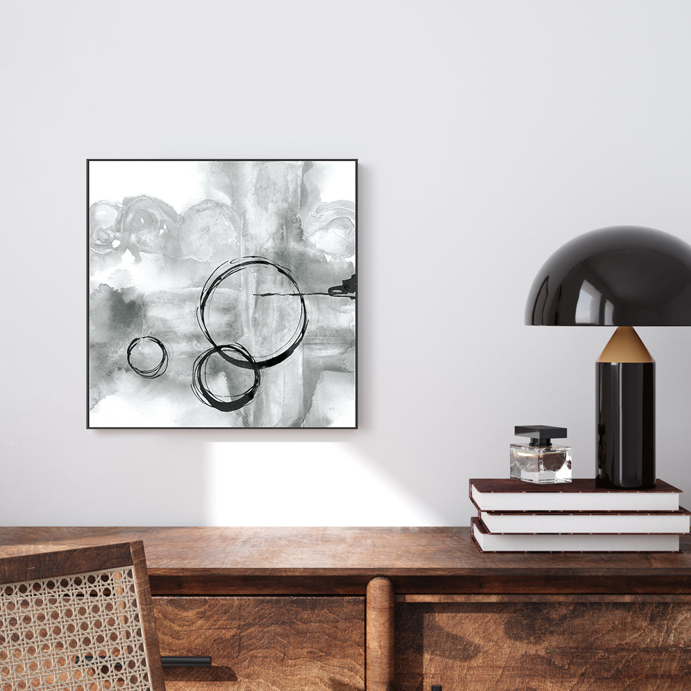 wall-art-print-canvas-poster-framed-Grey Full Circle, Style B , By Chris Paschke-GIOIA-WALL-ART