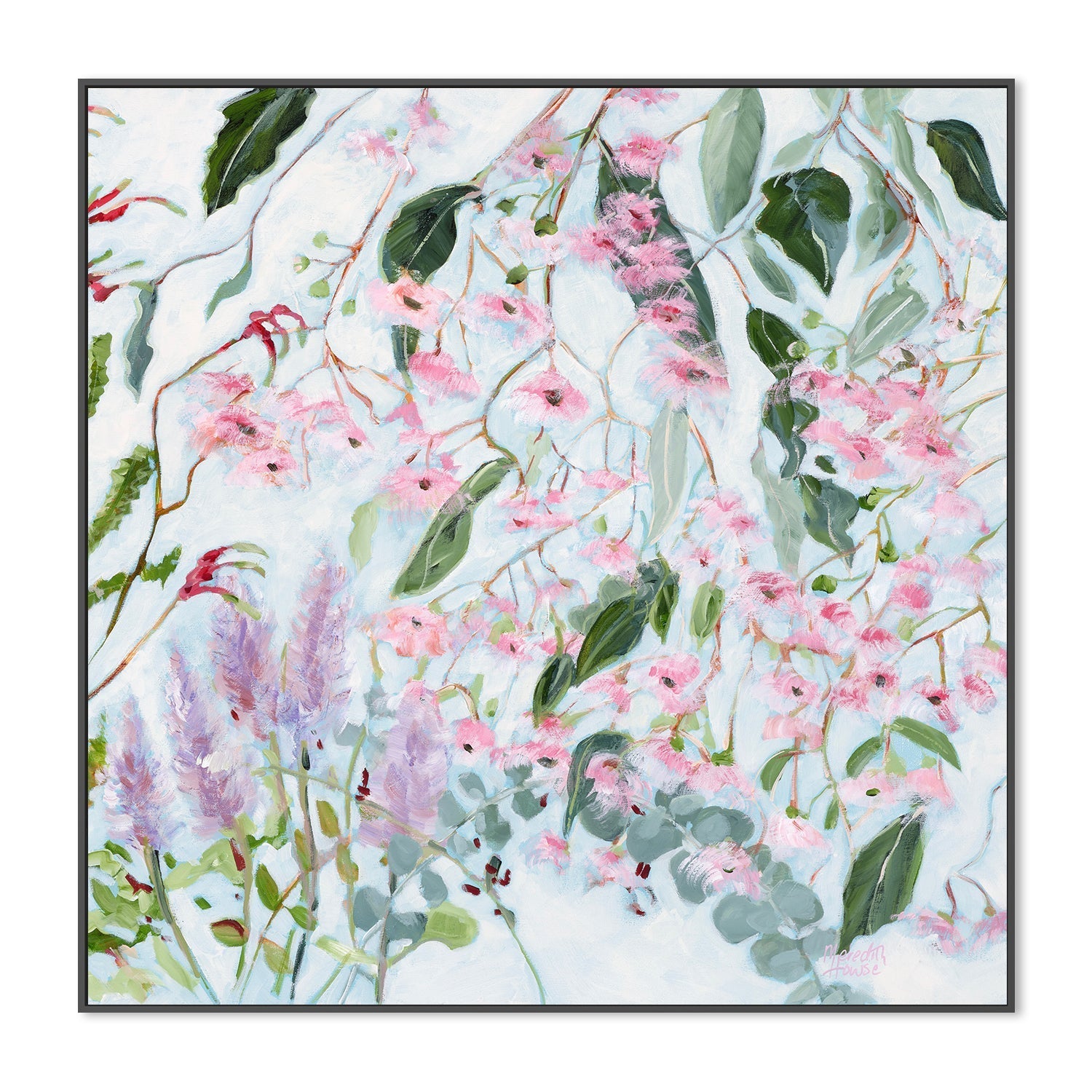 wall-art-print-canvas-poster-framed-Gum Tree Blossom , By Meredith Howse-3