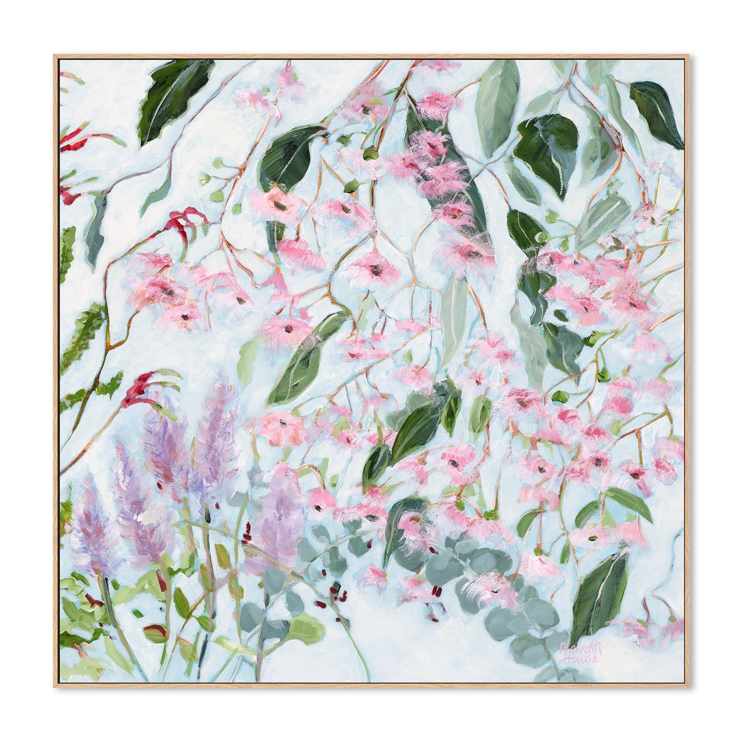 wall-art-print-canvas-poster-framed-Gum Tree Blossom , By Meredith Howse-4