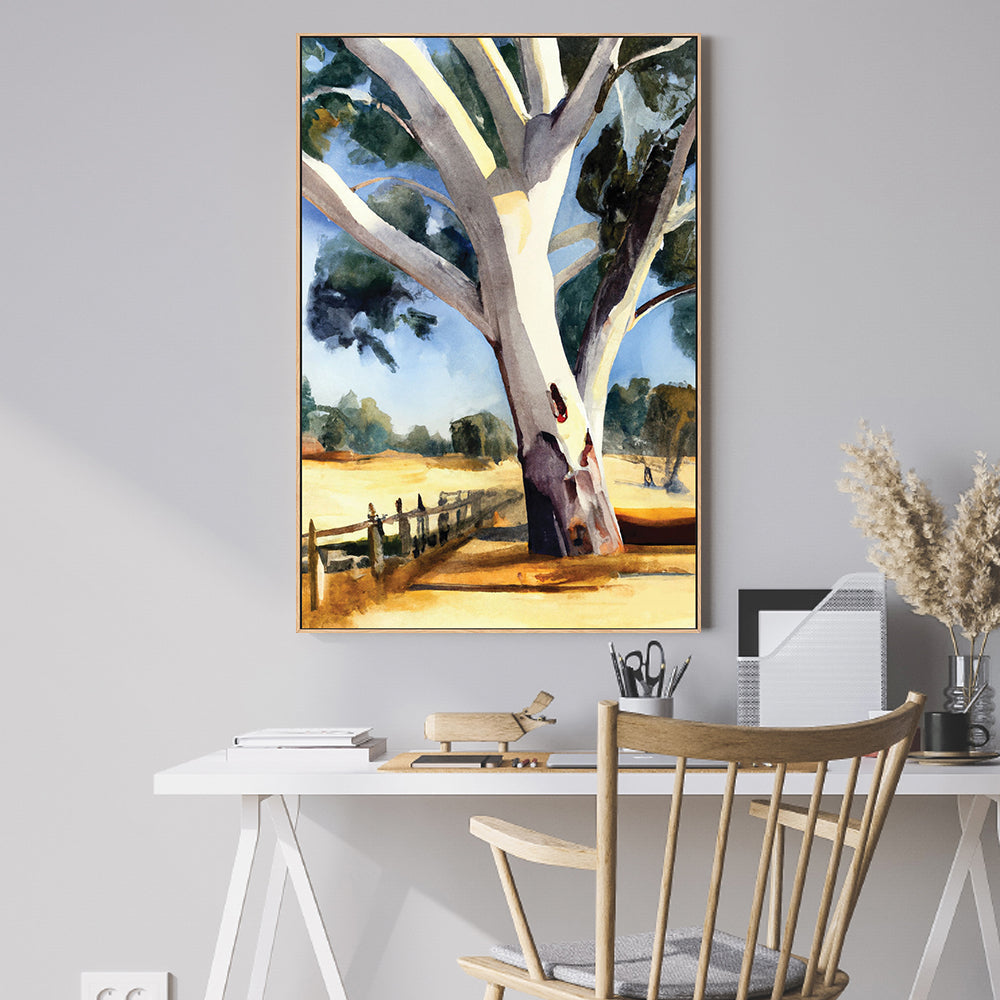 wall-art-print-canvas-poster-framed-Gumtree Sunset , By Stacey Williams-2