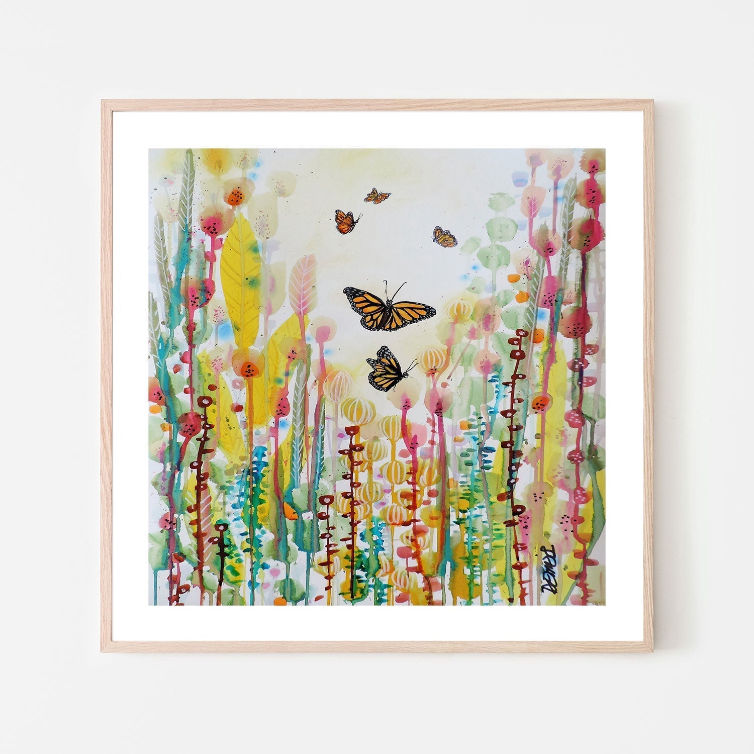 wall-art-print-canvas-poster-framed-Happiness Is A Butterfly , By Sylvie Demers-GIOIA-WALL-ART