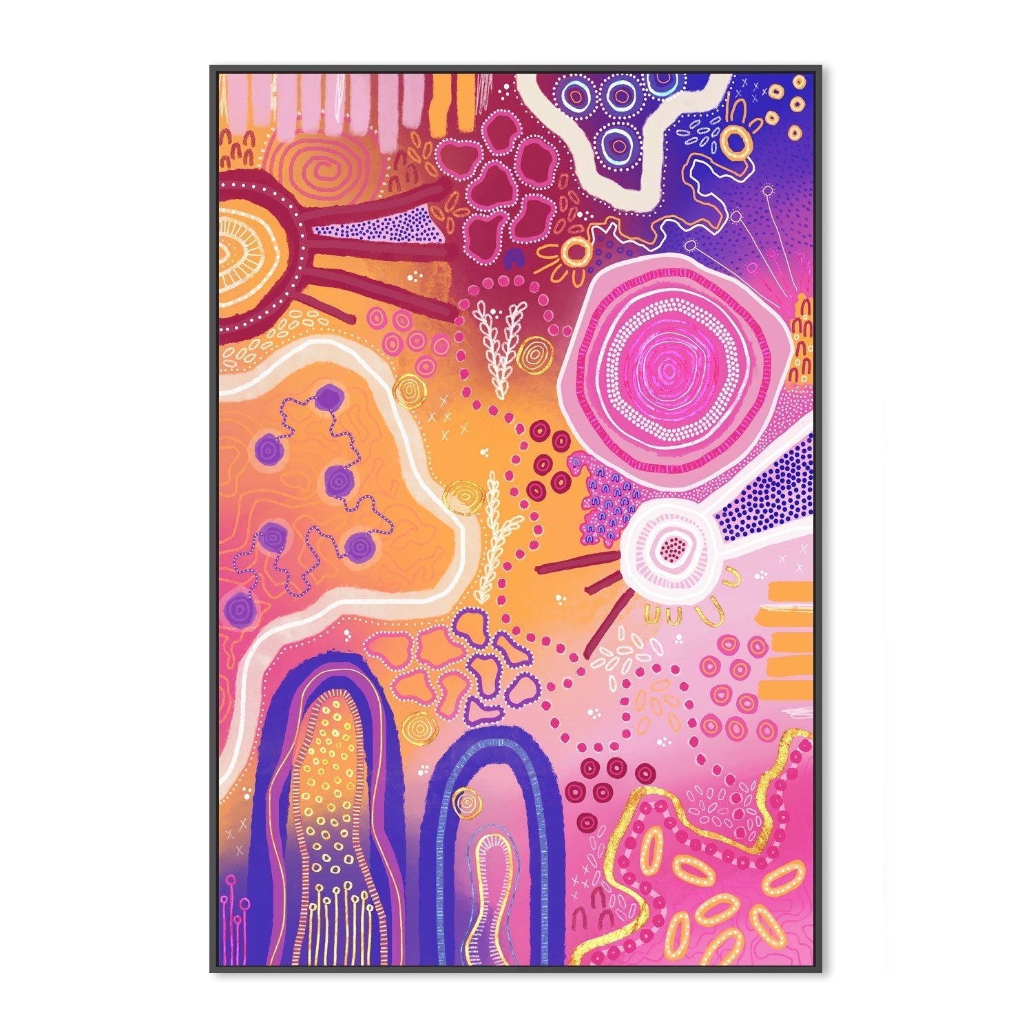 wall-art-print-canvas-poster-framed-Harmony in Colours , By Tulearah Shield-GIOIA-WALL-ART