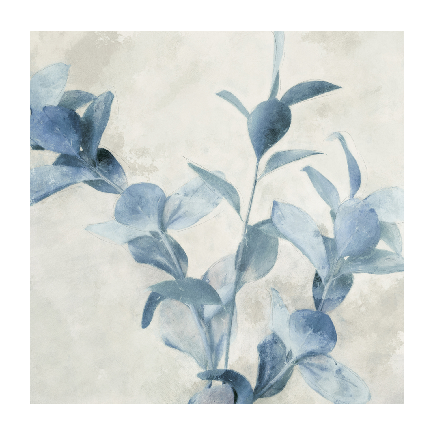 wall-art-print-canvas-poster-framed-Harvest Blue Botanicals, Style A , By Nina Blue-1