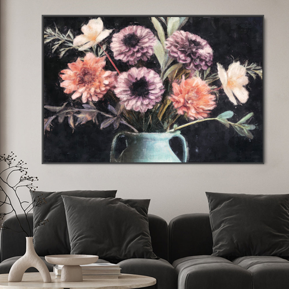 wall-art-print-canvas-poster-framed-Harvest Floral , By Nina Blue-2