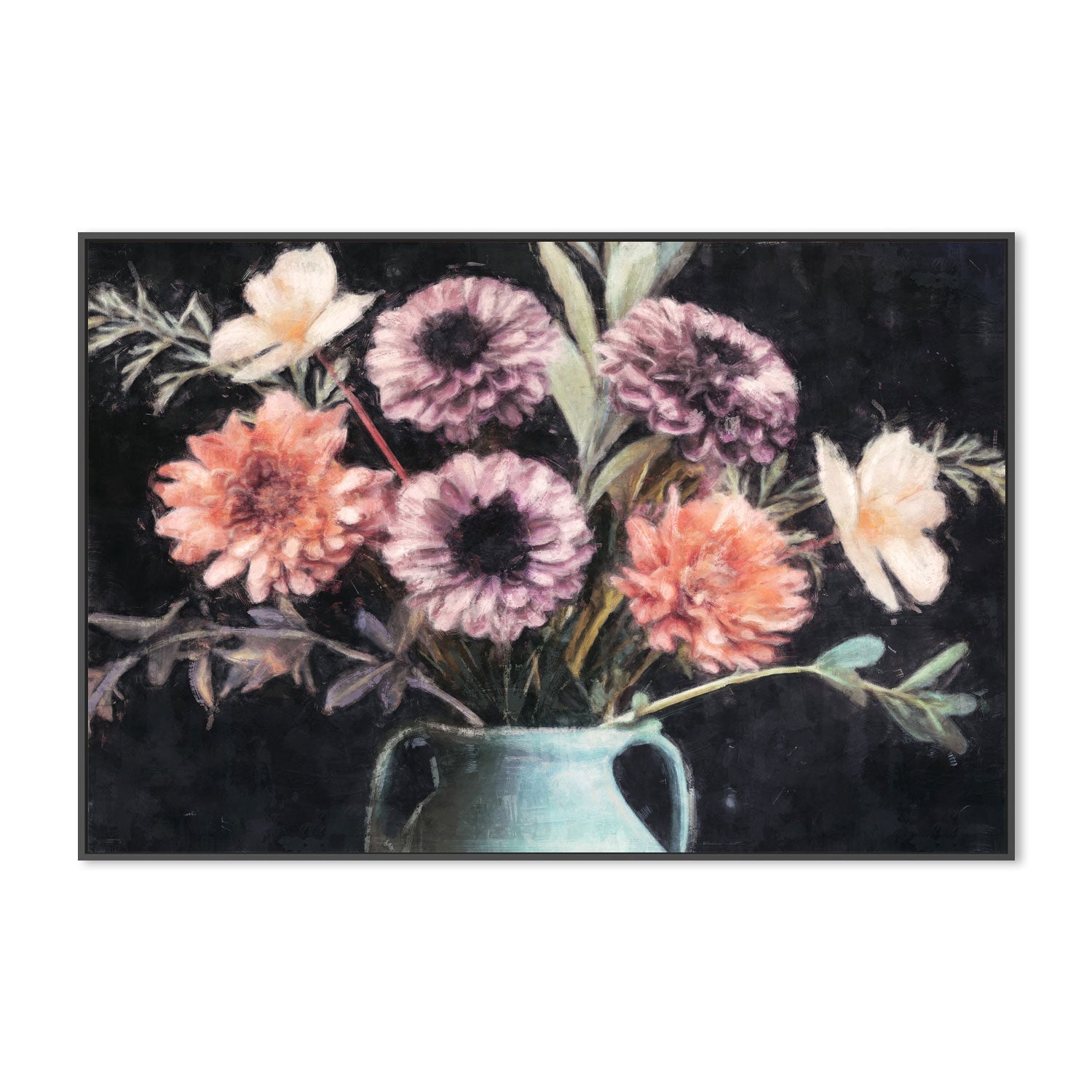 wall-art-print-canvas-poster-framed-Harvest Floral , By Nina Blue-3