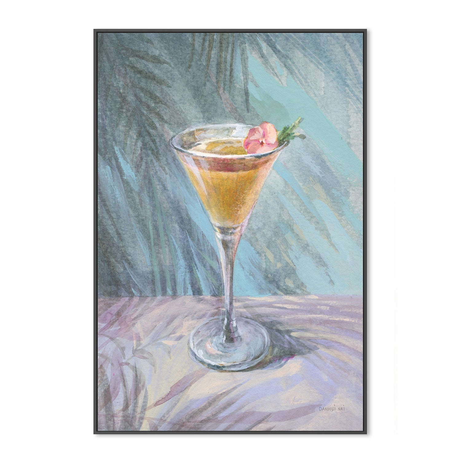 wall-art-print-canvas-poster-framed-Hawaiian Martini , By Danhui Nai-GIOIA-WALL-ART