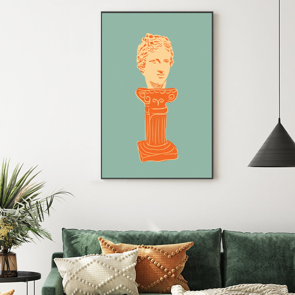 wall-art-print-canvas-poster-framed-Head On Pedestal , By Gigi Rosado-GIOIA-WALL-ART