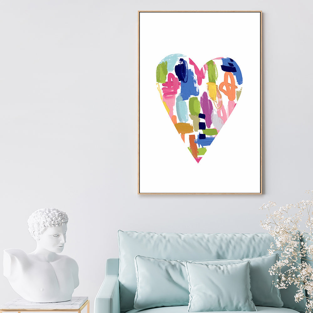 wall-art-print-canvas-poster-framed-Heart , By Lisa Nohren-2