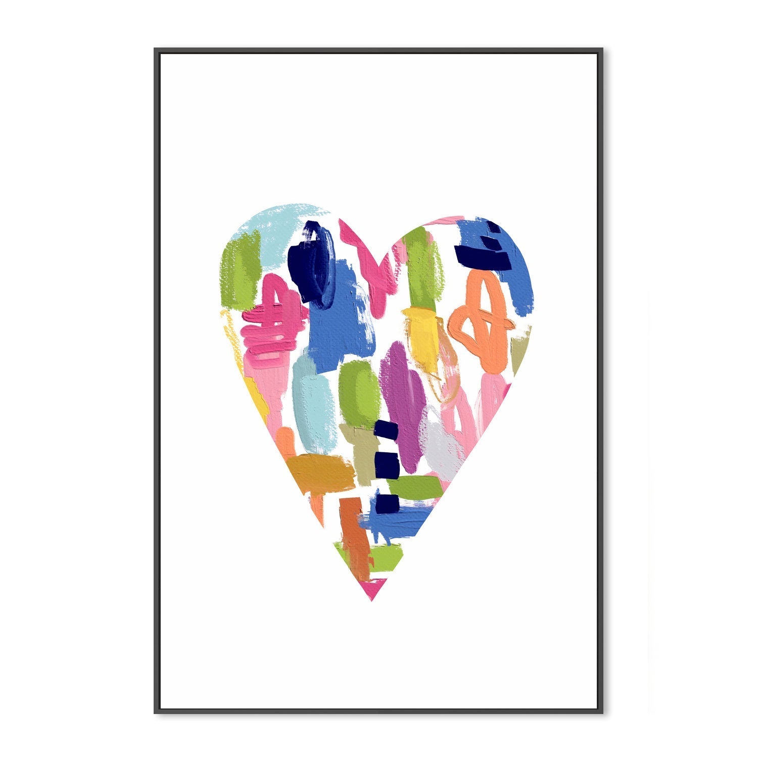 wall-art-print-canvas-poster-framed-Heart , By Lisa Nohren-3