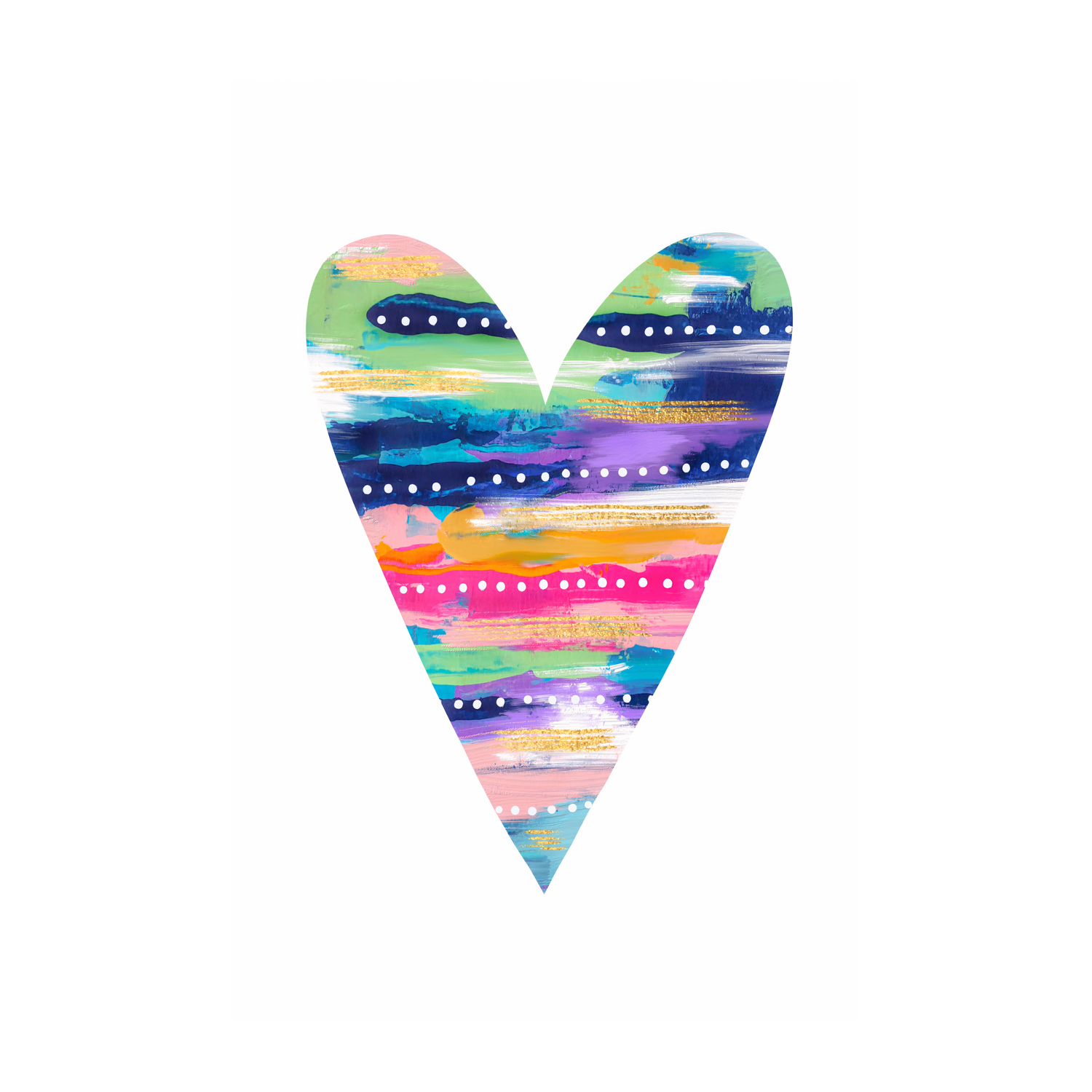 wall-art-print-canvas-poster-framed-Heart, Style B , By Lisa Nohren-1