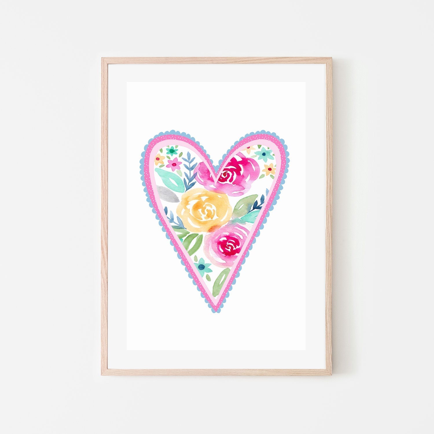 wall-art-print-canvas-poster-framed-Heart, Style C , By Lisa Nohren-6