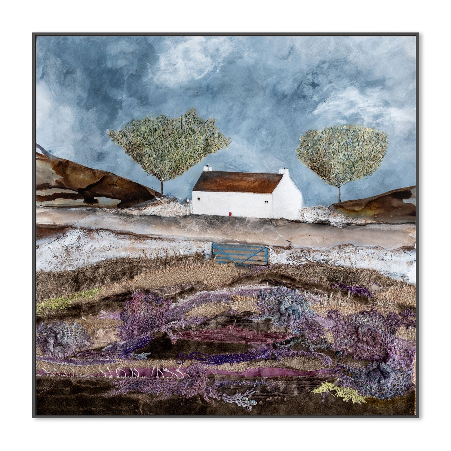 wall-art-print-canvas-poster-framed-Heather Meadow View , By Louise O'Hara-4