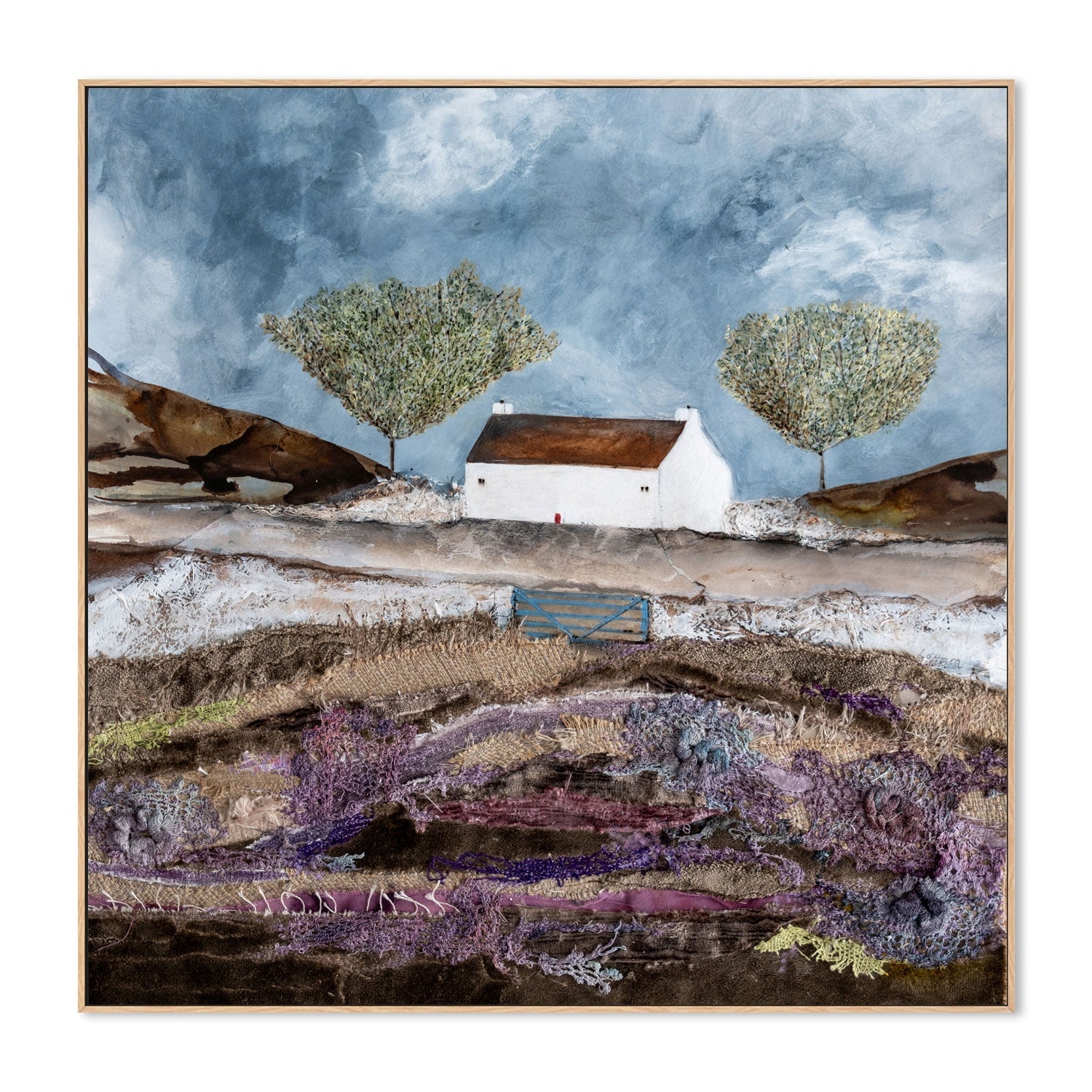 wall-art-print-canvas-poster-framed-Heather Meadow View , By Louise O'Hara-5