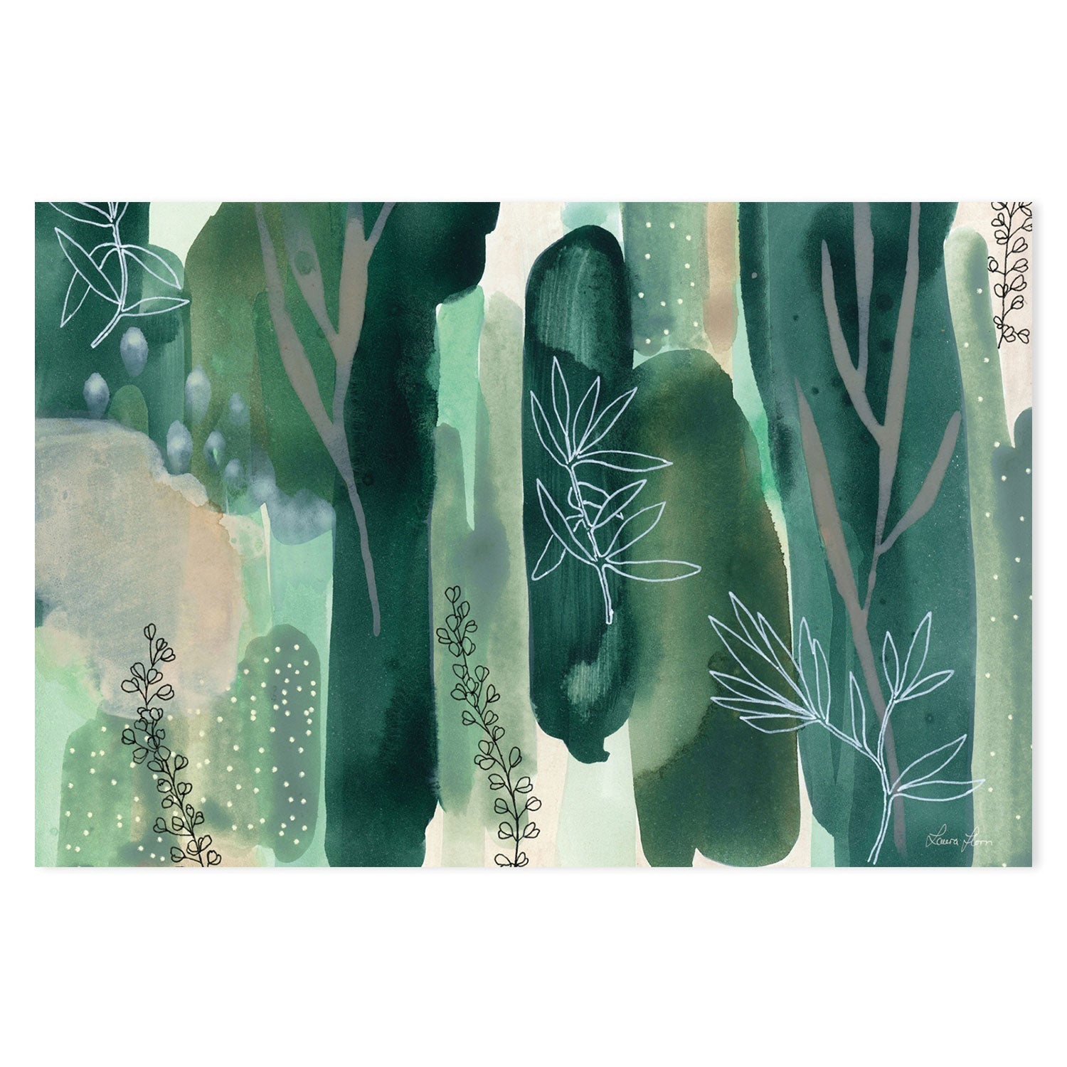 wall-art-print-canvas-poster-framed-Hidden Forest-by-Laura Horn-Gioia Wall Art