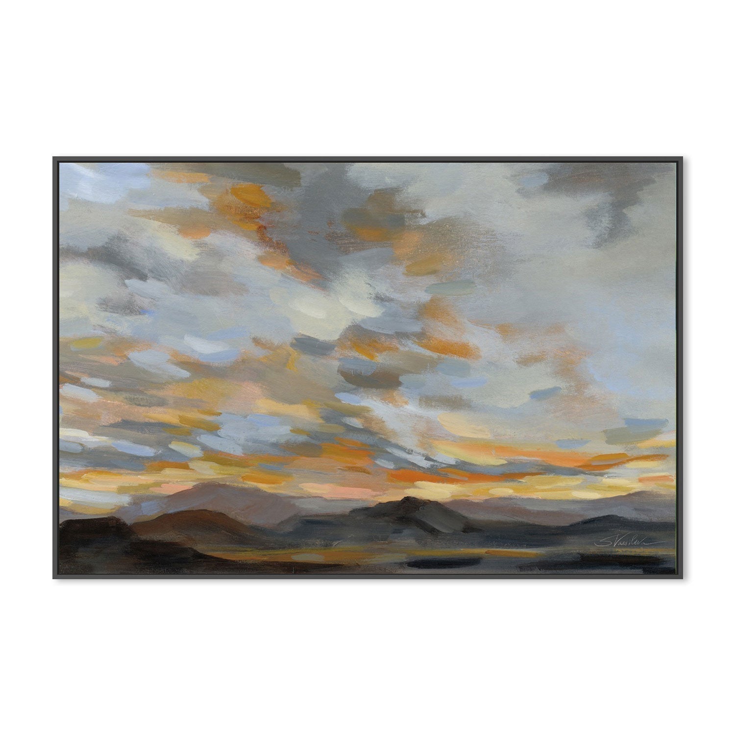 wall-art-print-canvas-poster-framed-High Desert Sky, Style A-by-Silvia Vassileva-Gioia Wall Art