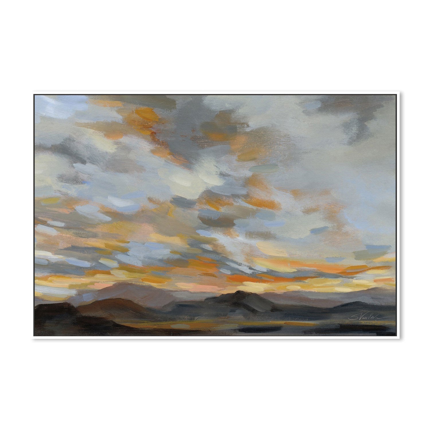 wall-art-print-canvas-poster-framed-High Desert Sky, Style A-by-Silvia Vassileva-Gioia Wall Art