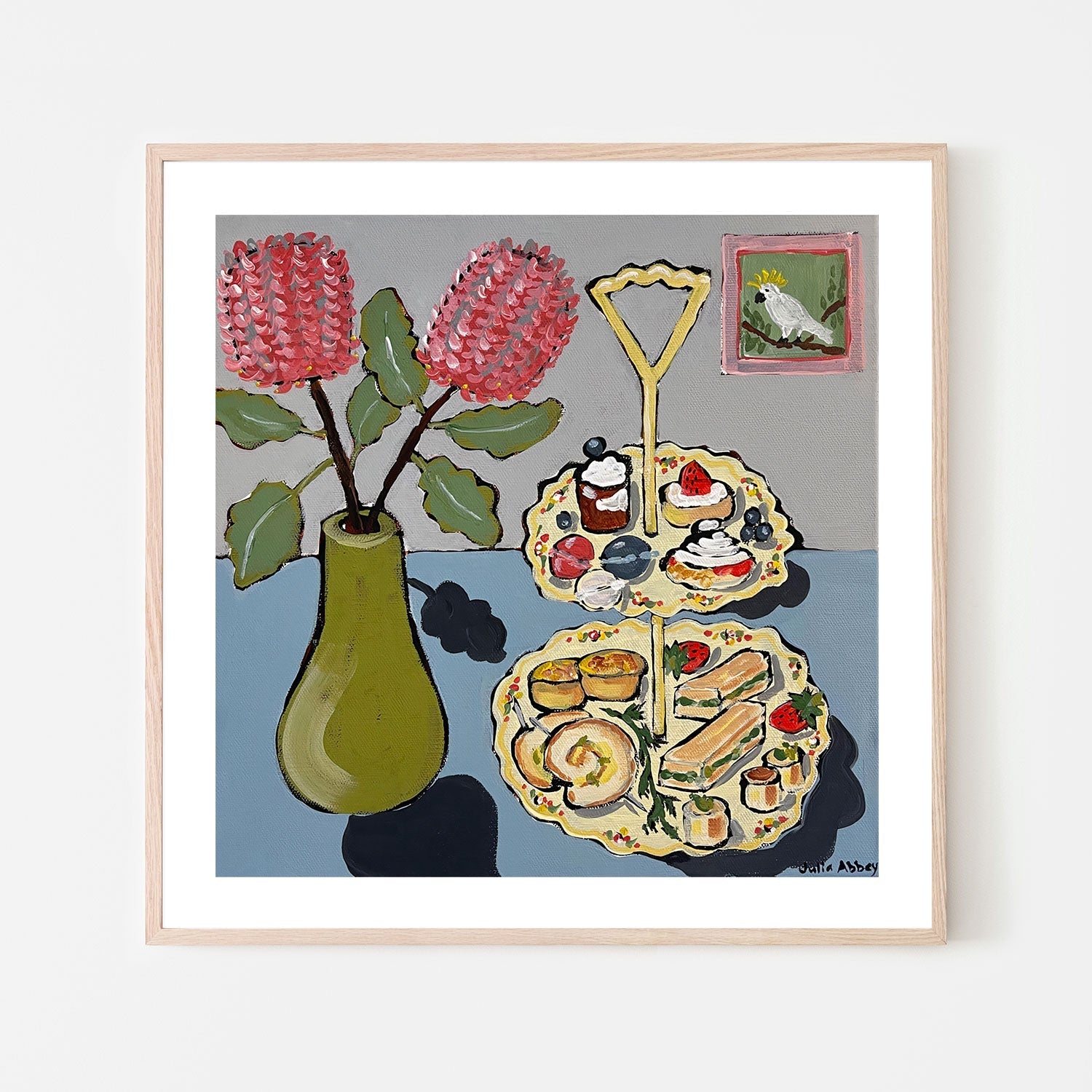 wall-art-print-canvas-poster-framed-High Tea , By Julia Abbey-6