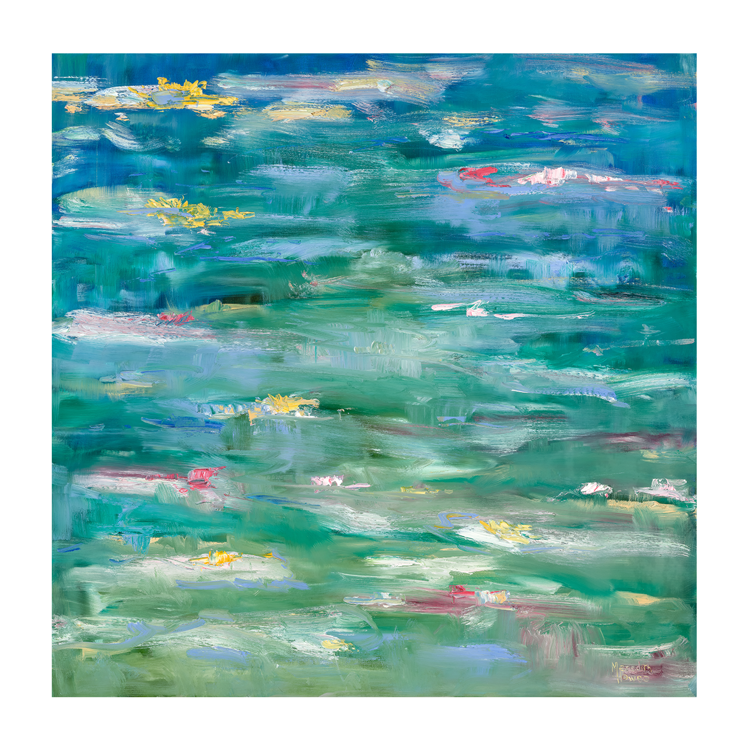 wall-art-print-canvas-poster-framed-Homage to Monet , By Meredith Howse-1