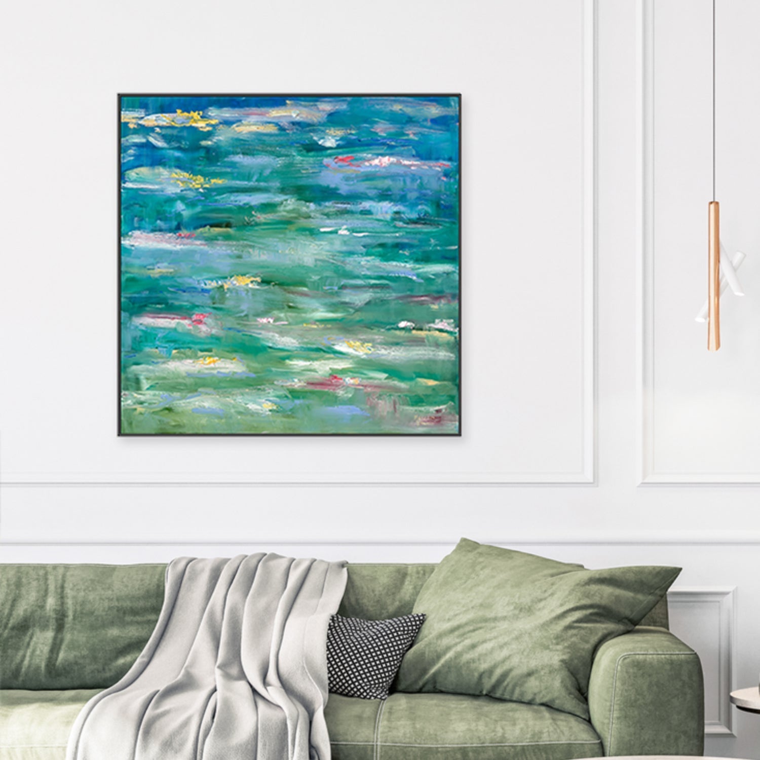 wall-art-print-canvas-poster-framed-Homage to Monet , By Meredith Howse-2