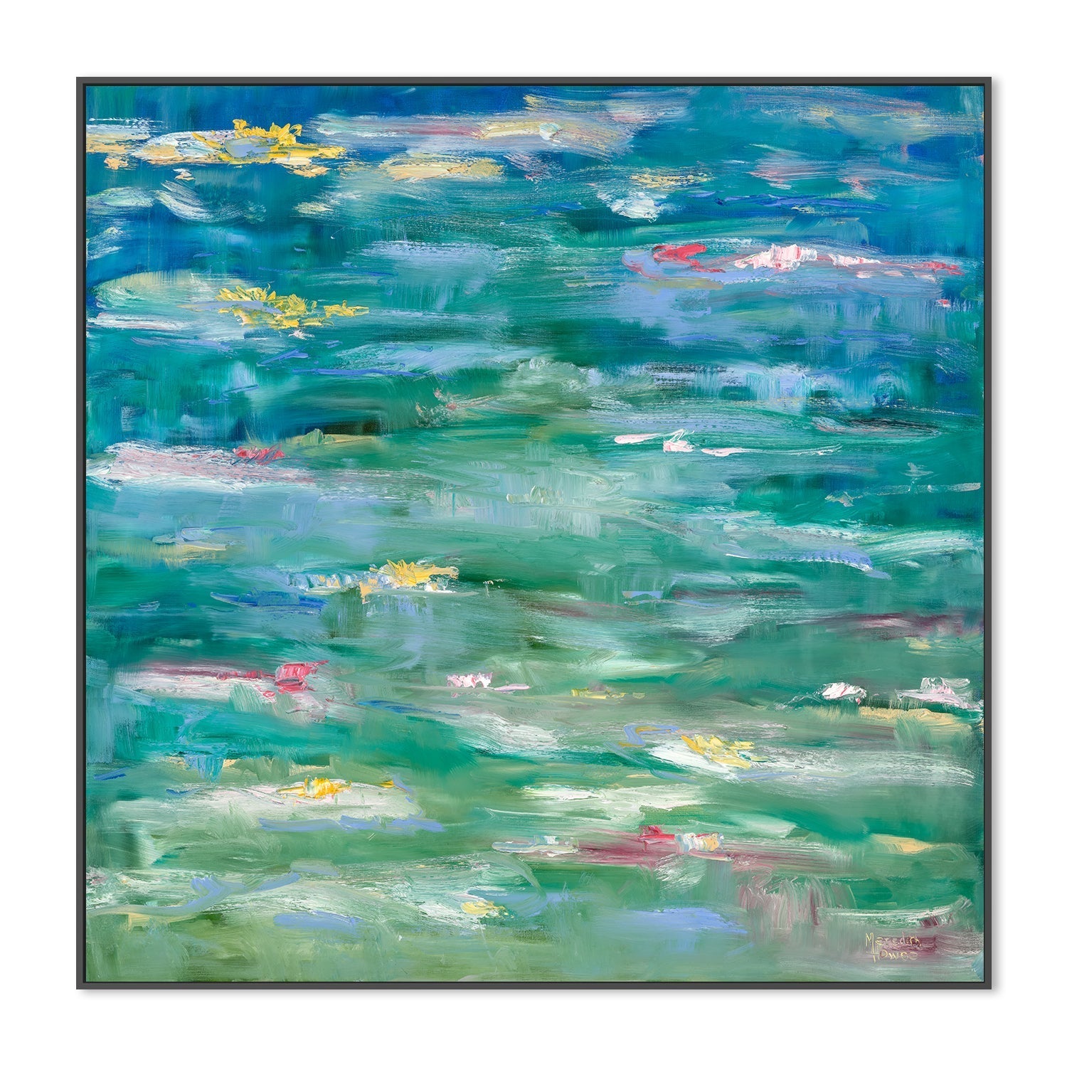 wall-art-print-canvas-poster-framed-Homage to Monet , By Meredith Howse-3