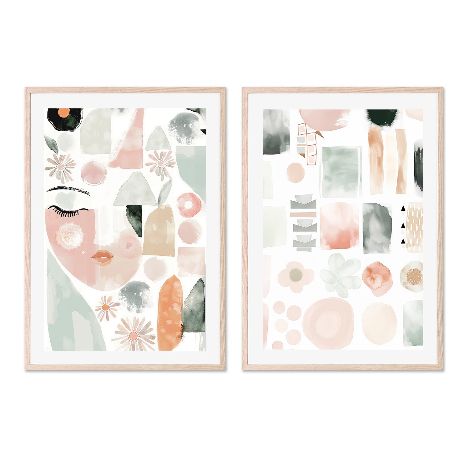 wall-art-print-canvas-poster-framed-Hope, Style A & B, Set Of 2 , By Bella Eve-6