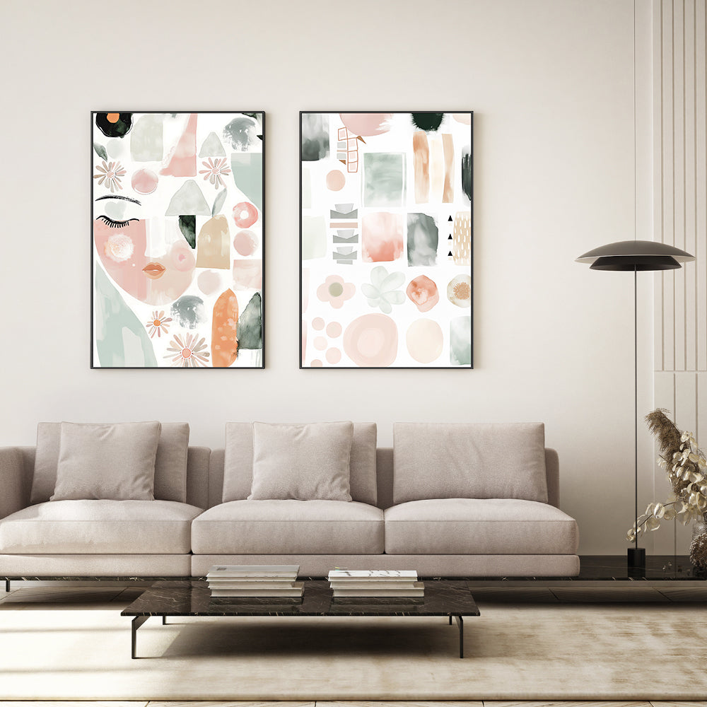 wall-art-print-canvas-poster-framed-Hope, Style A & B, Set Of 2 , By Bella Eve-7