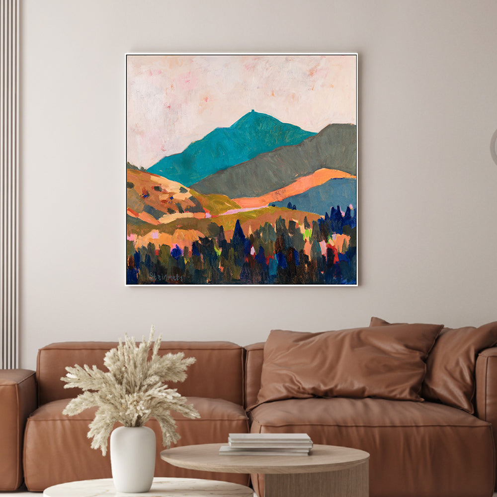 wall-art-print-canvas-poster-framed-Hot Blue Mount Tam , By Liana Steinmetz-2