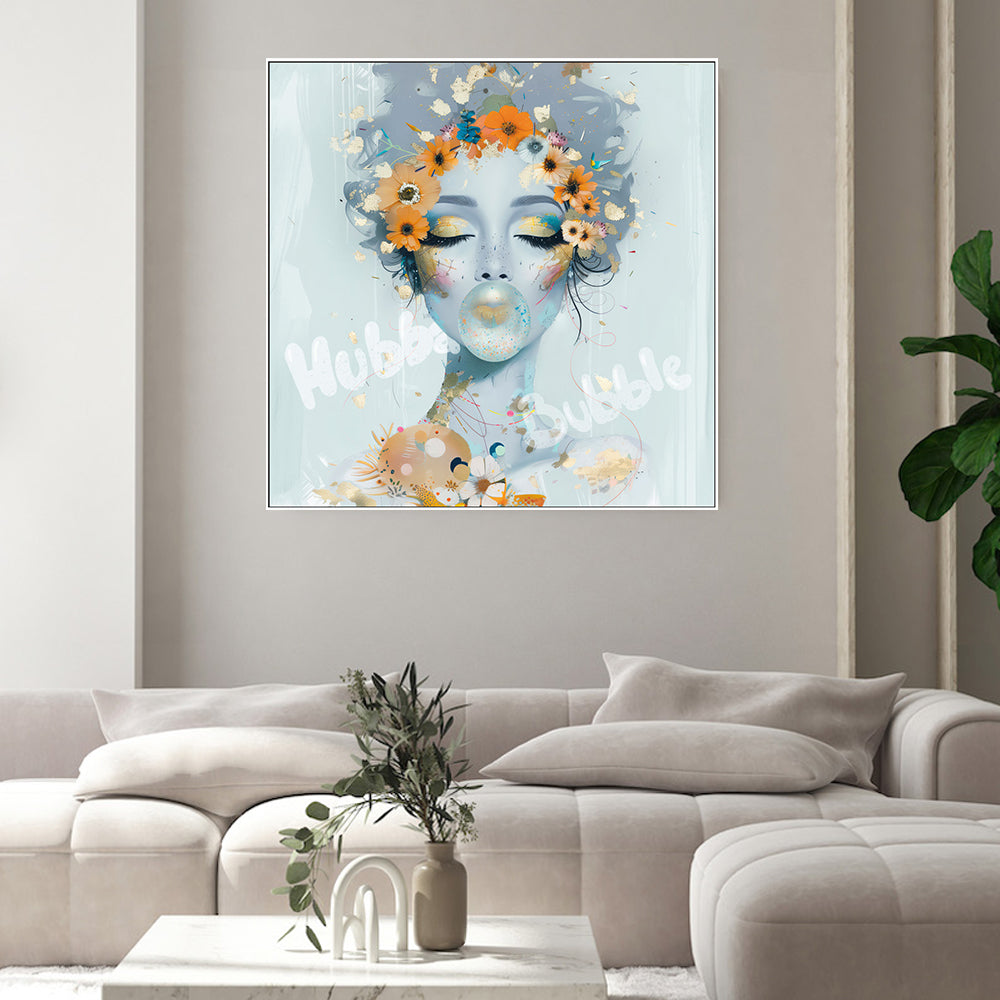 wall-art-print-canvas-poster-framed-Hubba Bubble , By Bella Eve-2