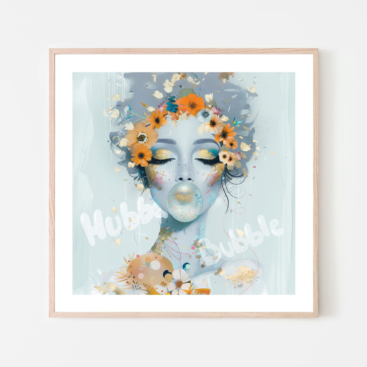 wall-art-print-canvas-poster-framed-Hubba Bubble , By Bella Eve-6