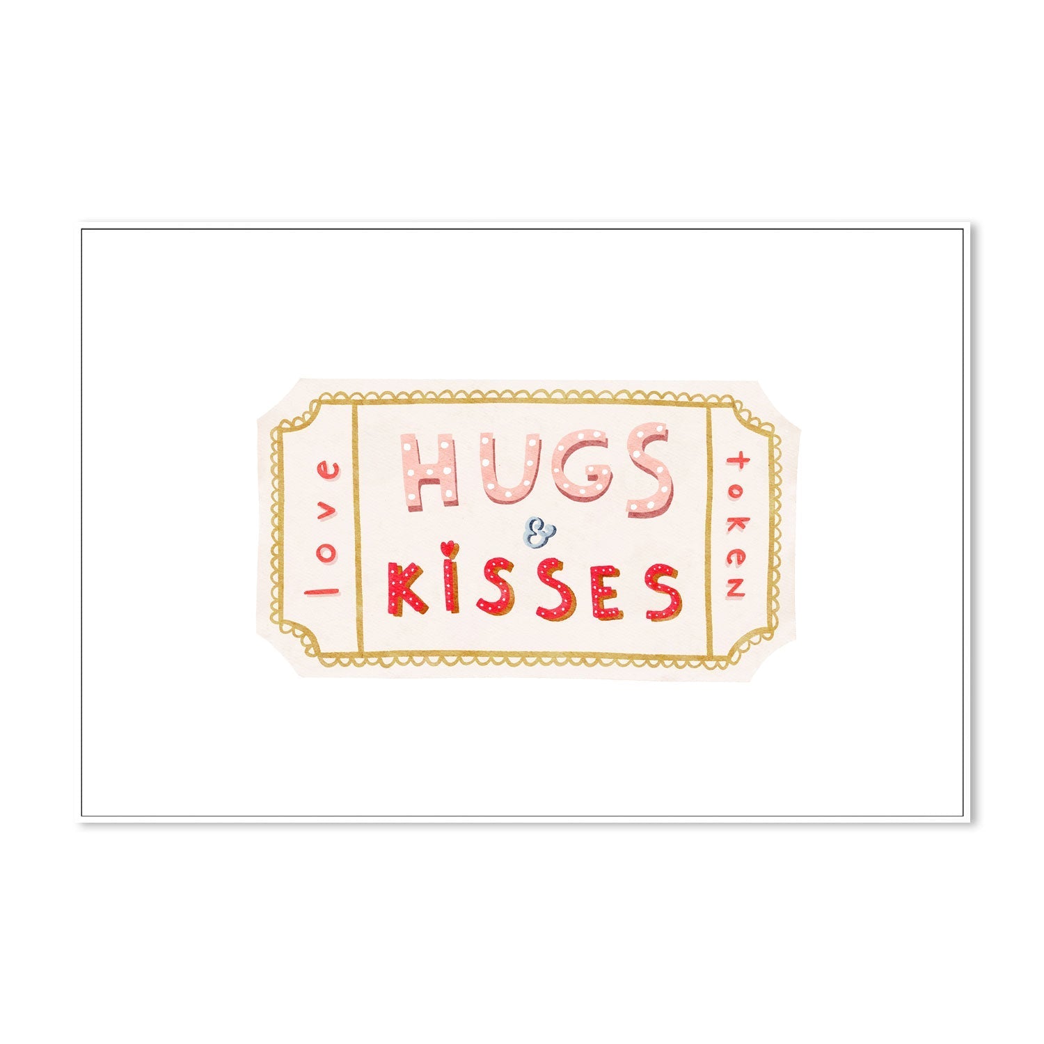 wall-art-print-canvas-poster-framed-Hugs N Kisses , By Leah Straatsma-5