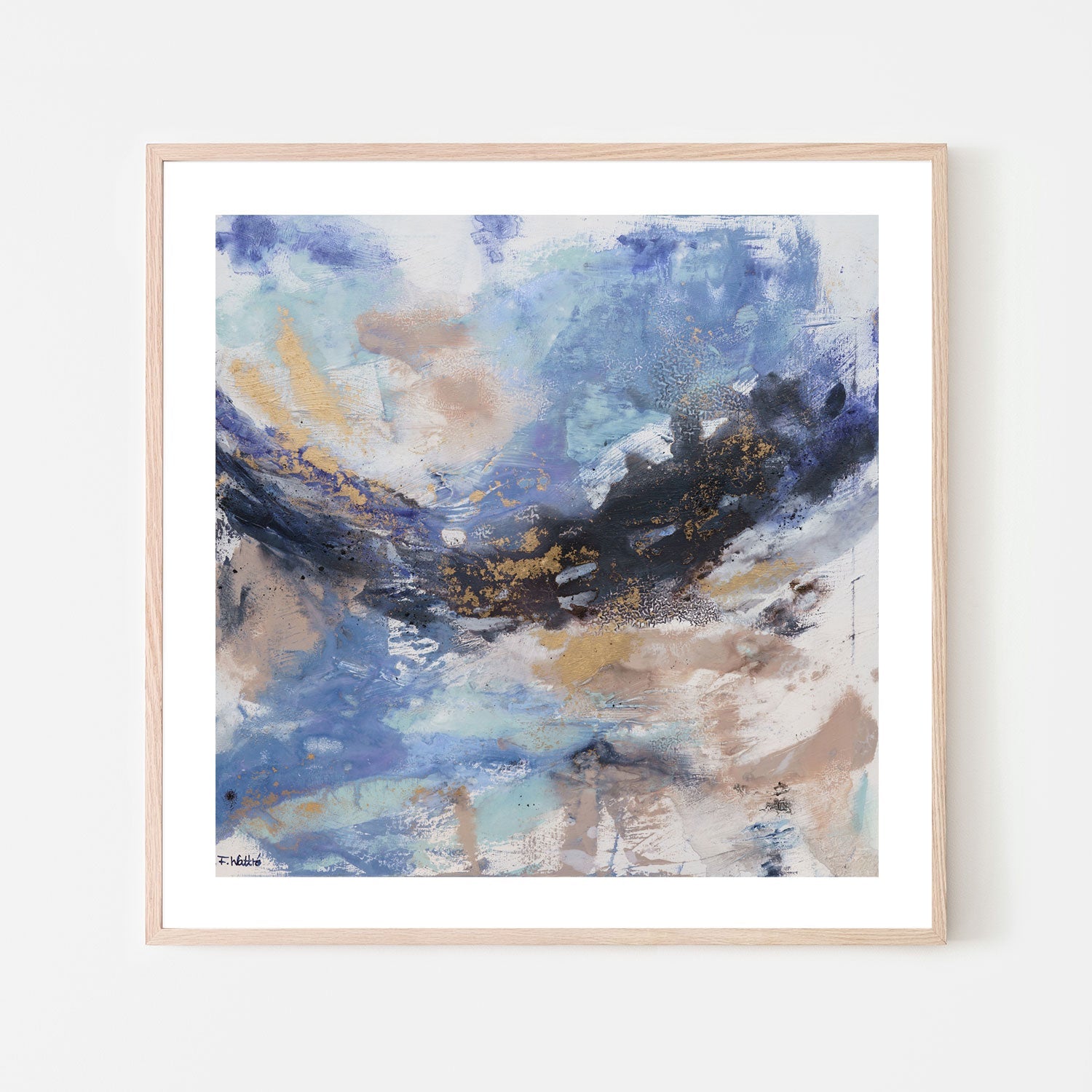 wall-art-print-canvas-poster-framed-I breathe the Winter Air , By Françoise Wattré-6