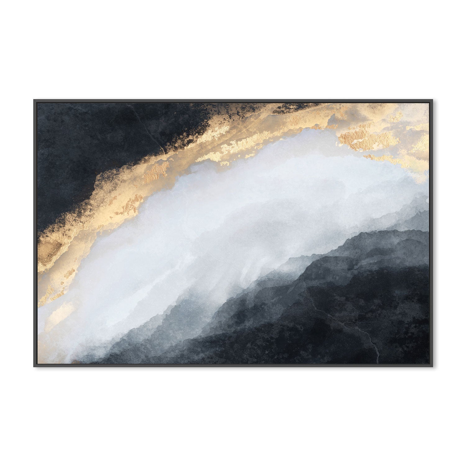 wall-art-print-canvas-poster-framed-Ice Fire, Style C-GIOIA-WALL-ART